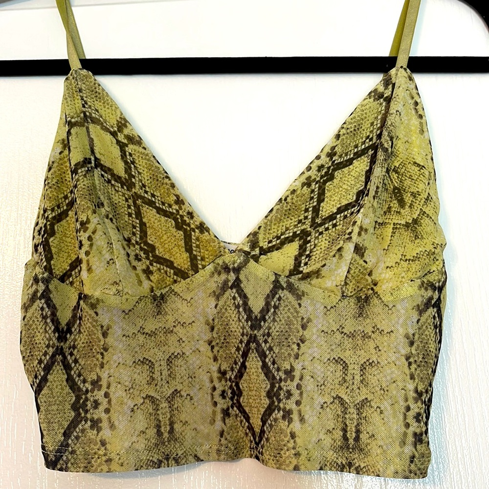 Snakeskin top